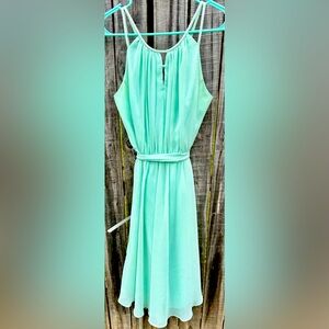 Aqua short formal dress. Size 6